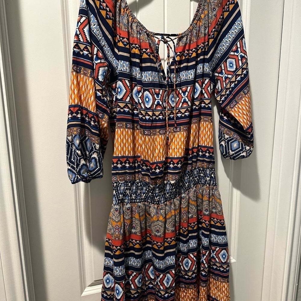 Betsey Johnson Multicolor Patterned Mini Dress - Picture 4 of 16